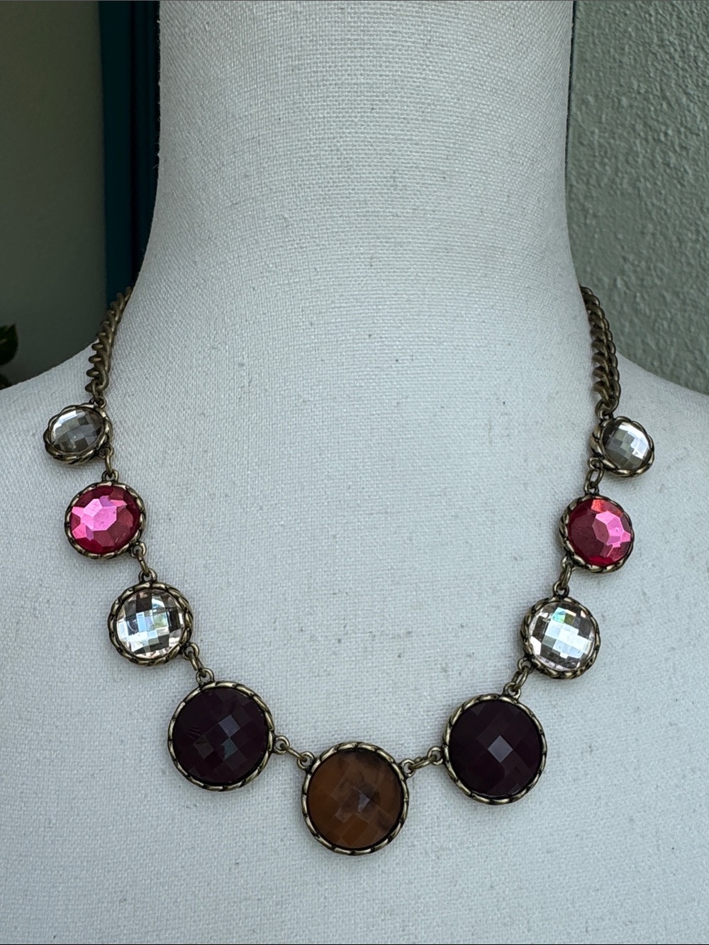 Vintage adjustable length necklace